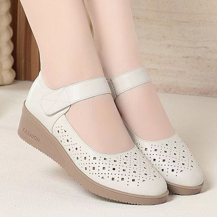 Wedge-heeled Women's Sandals with Soft Sole for Comfort