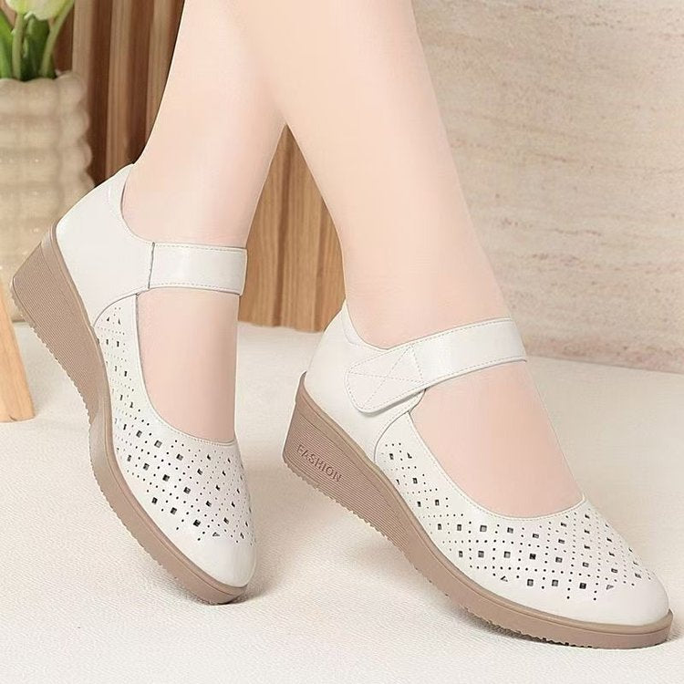 Wedge-heeled Women's Sandals with Soft Sole for Comfort