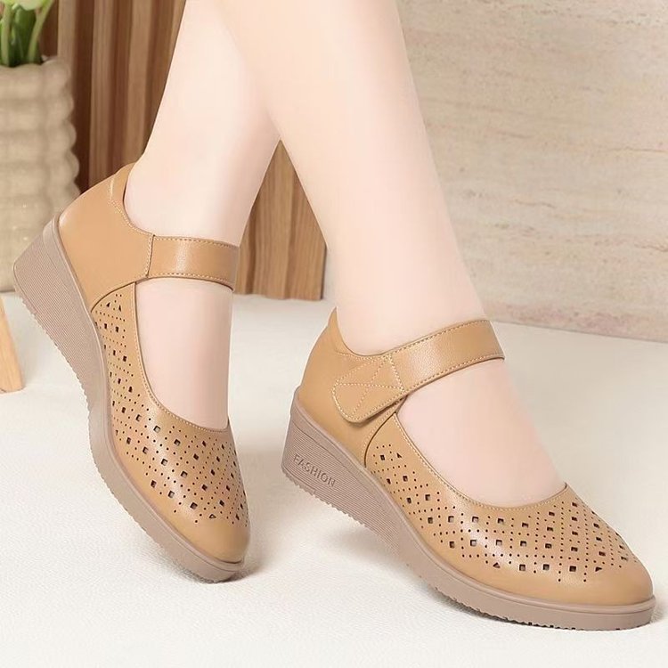 Wedge-heeled Women's Sandals with Soft Sole for Comfort