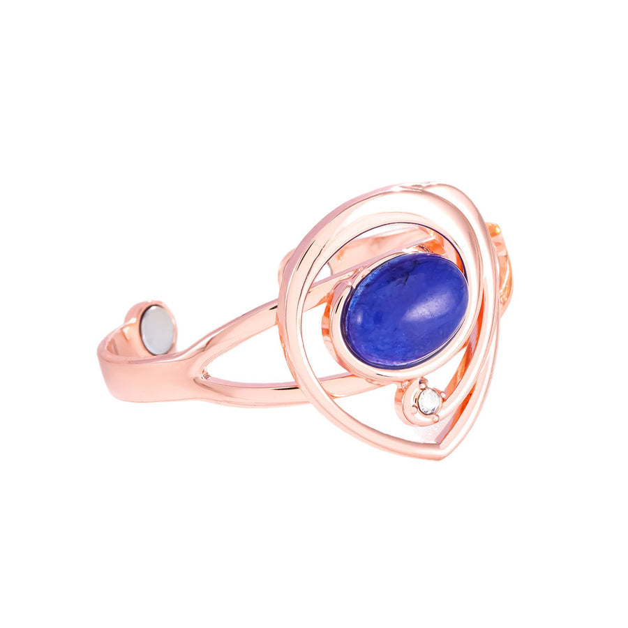 Fashion Cat's Eye Pure Copper Magnet Bracelet for Style