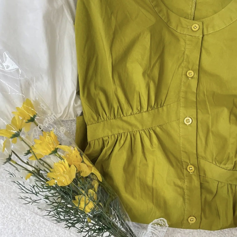 Asymmetrical Pleated Blouse for Women - Chic & Stylish
