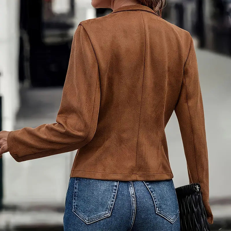 Spring and Autumn Retro Long-Sleeved Women's Coat - Trench Coat
