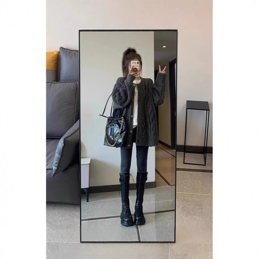 Stylish Cable-Knit Sweater Jacket for Women - Perfect for Spring & Autumn