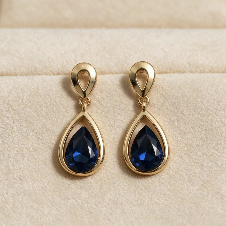 Midi-style Light-luxury Water-drop Earrings for Women