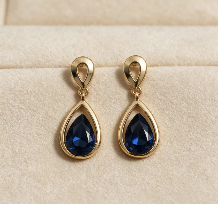 Midi-style Light-luxury Water-drop Earrings for Women
