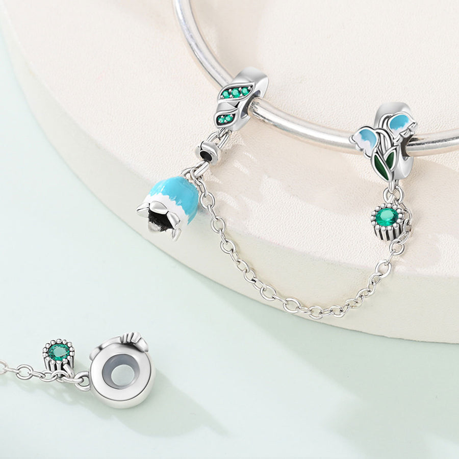 Lotus DIY Bracelet Accessories with Lily Of The Valley Clasp