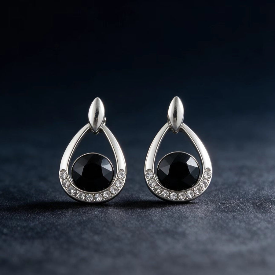 Waterdrop Shaped Stud Earrings for Women - Elegant Style