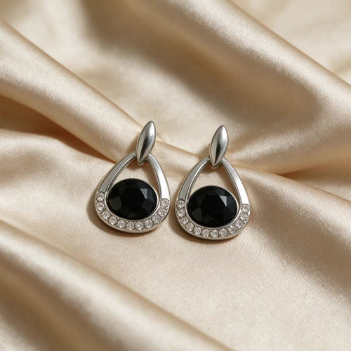 Waterdrop Shaped Stud Earrings for Women - Elegant Style