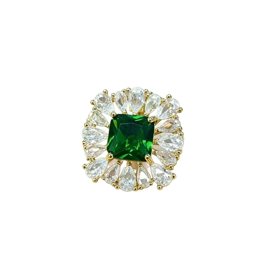 Fashionable Gemstone Ring with European and American Style