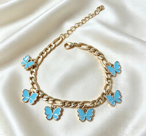 Niche Designer Inspired Butterfly Series Womens Pendant Bracelet