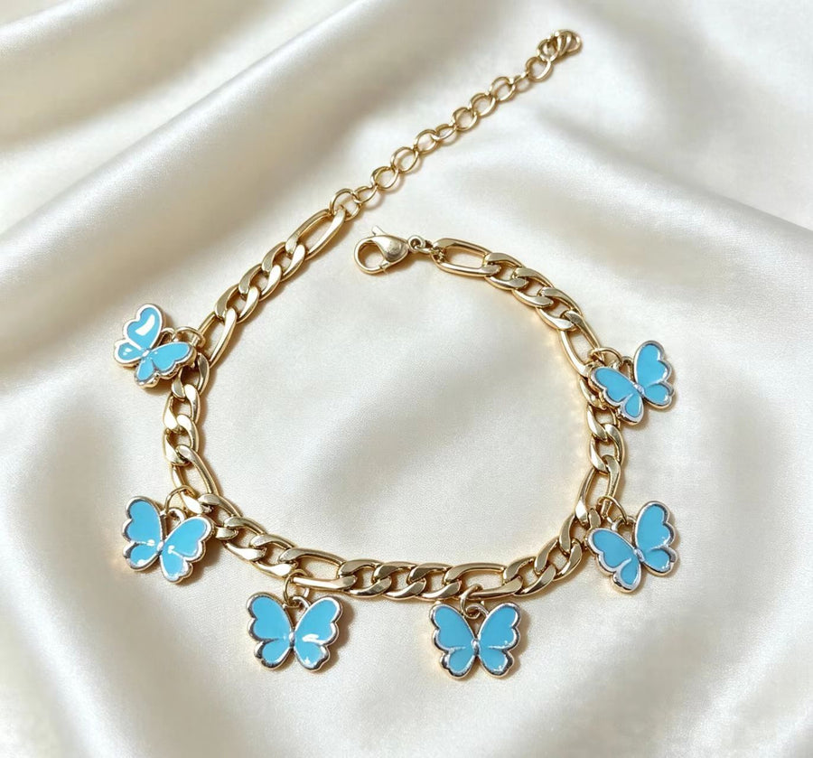 Niche Designer Inspired Butterfly Series Womens Pendant Bracelet
