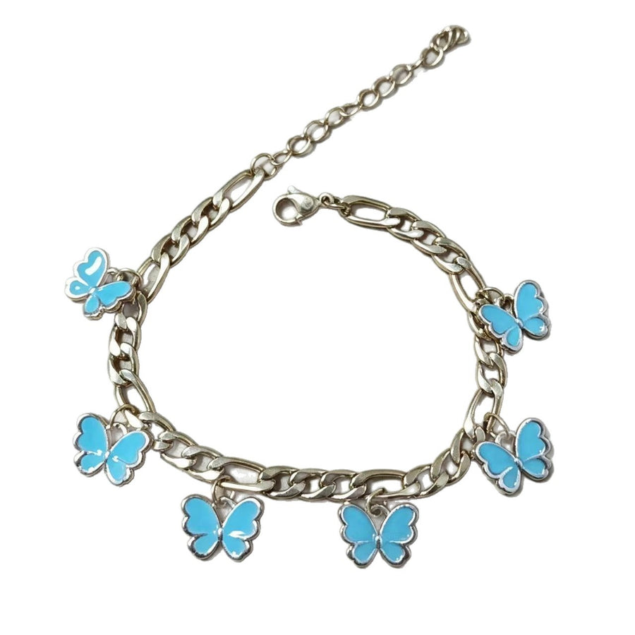 Niche Designer Inspired Butterfly Series Womens Pendant Bracelet