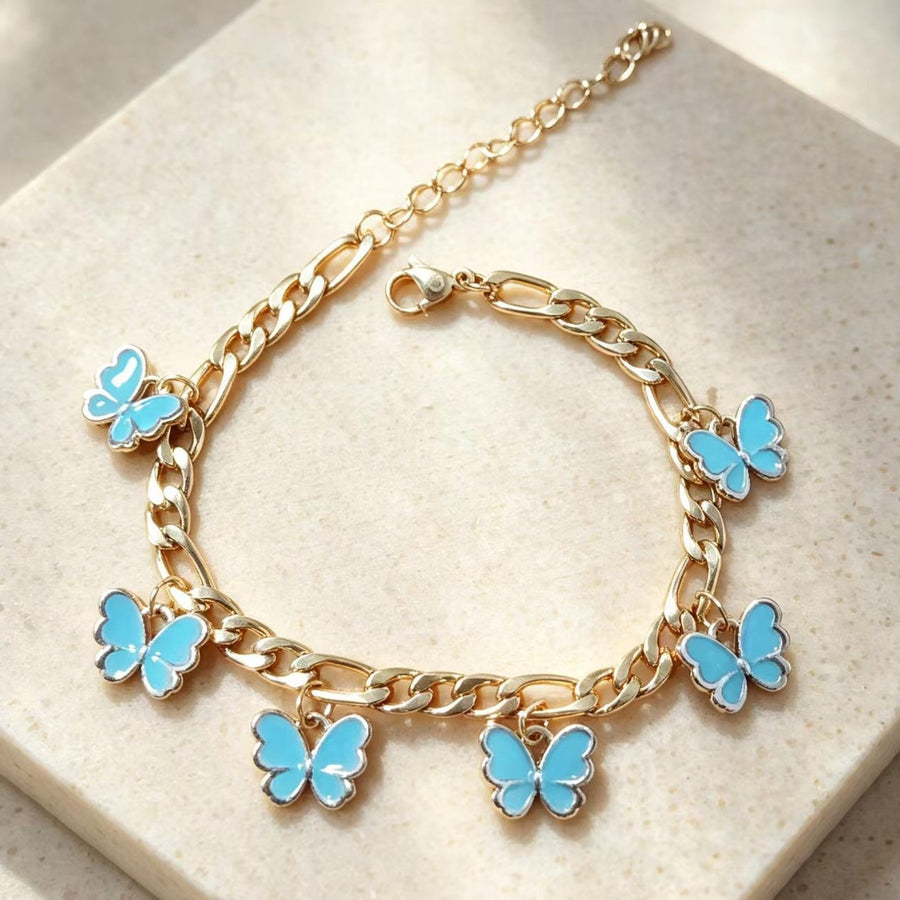 Niche Designer Inspired Butterfly Series Womens Pendant Bracelet