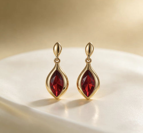 Stylish European and American Water Drop Earrings for Women