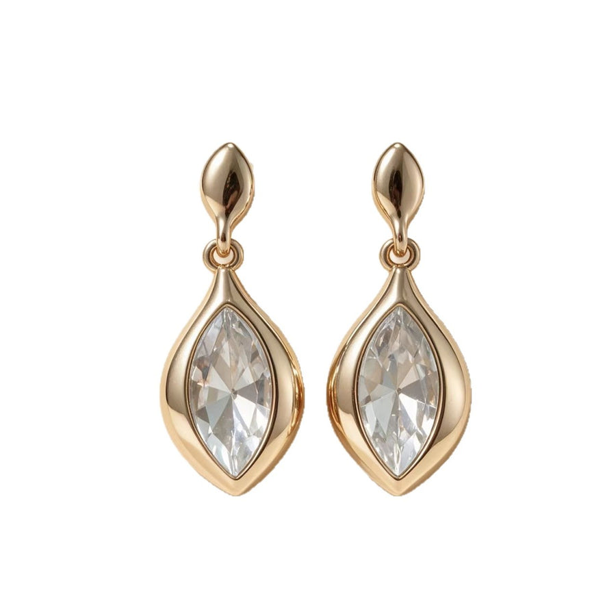 Stylish European and American Water Drop Earrings for Women