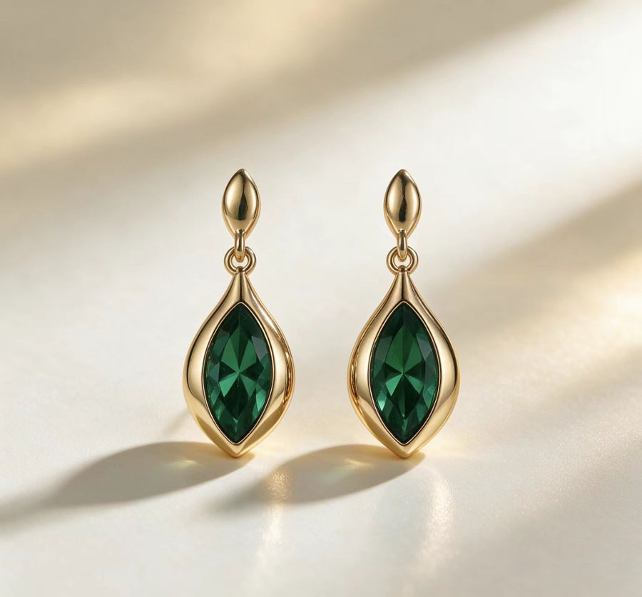 Stylish European and American Water Drop Earrings for Women