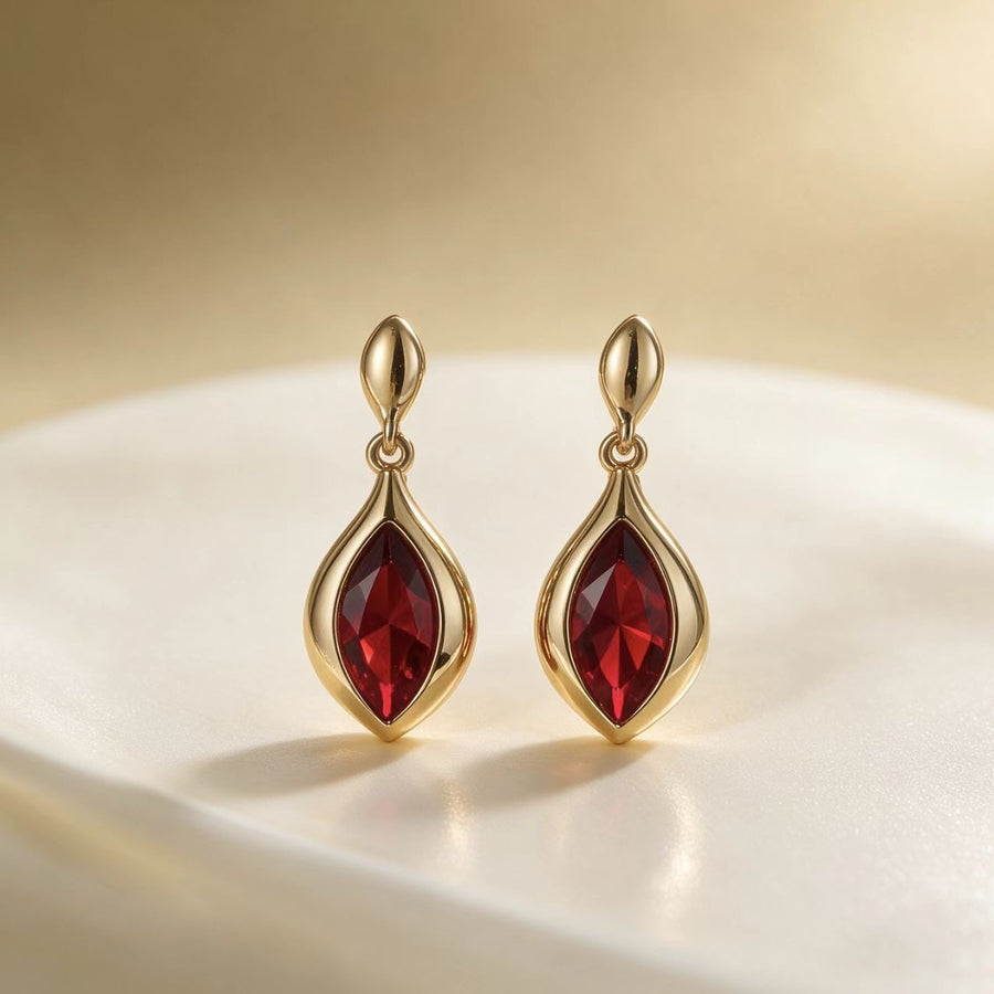 Stylish European and American Water Drop Earrings for Women