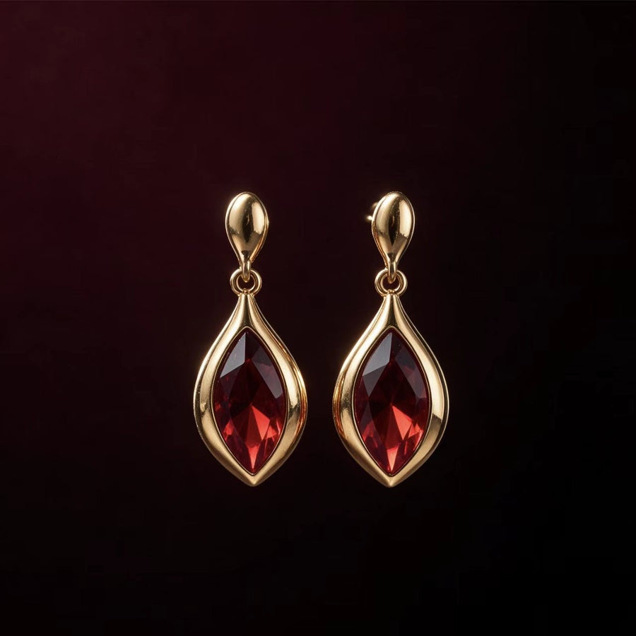 Stylish European and American Water Drop Earrings for Women