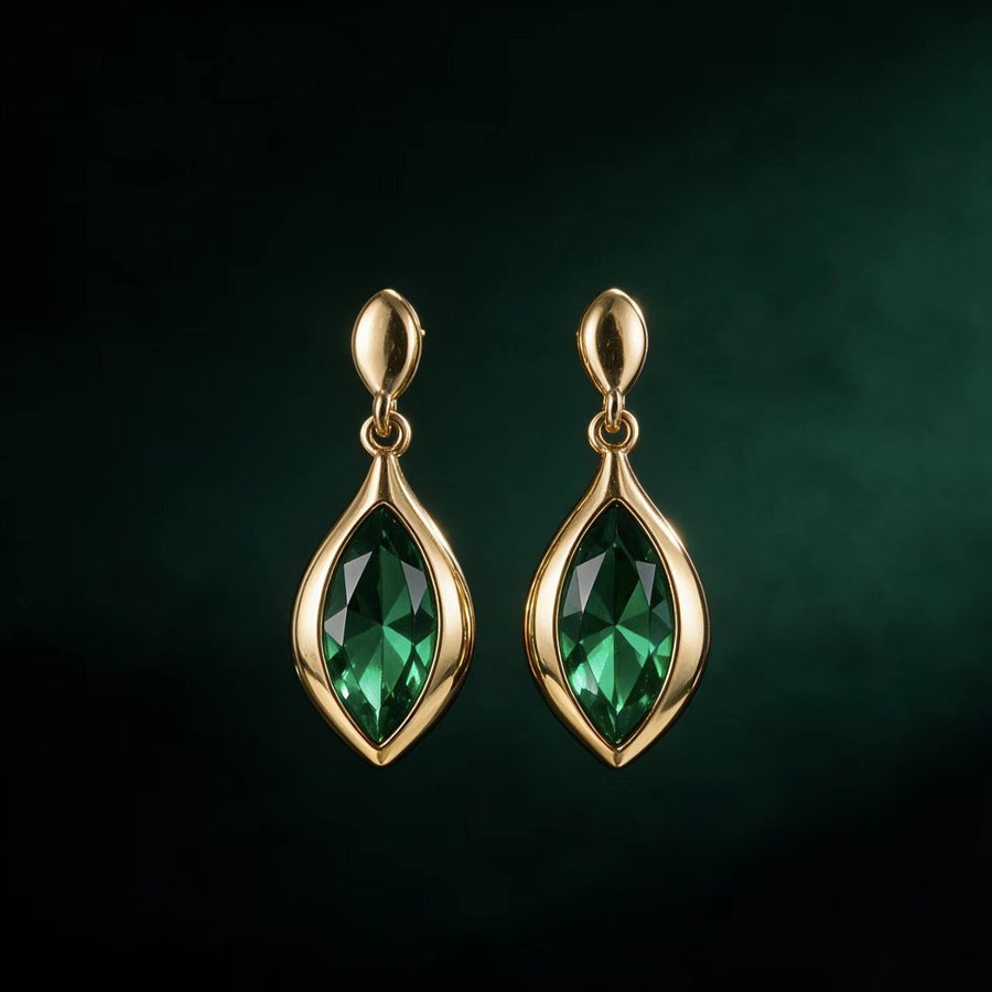 Stylish European and American Water Drop Earrings for Women