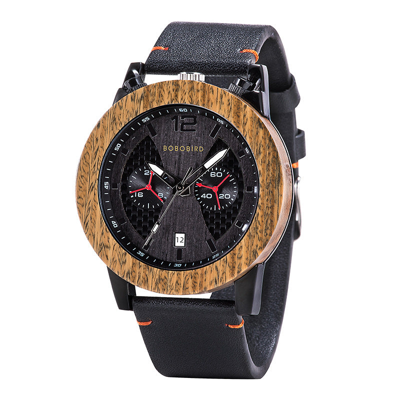 T30 Wooden Watch New Model - Stylish & Eco-Friendly