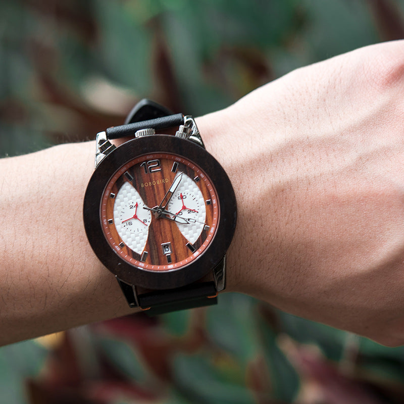 T30 Wooden Watch New Model - Stylish & Eco-Friendly
