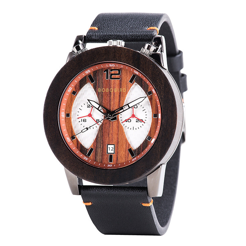 T30 Wooden Watch New Model - Stylish & Eco-Friendly