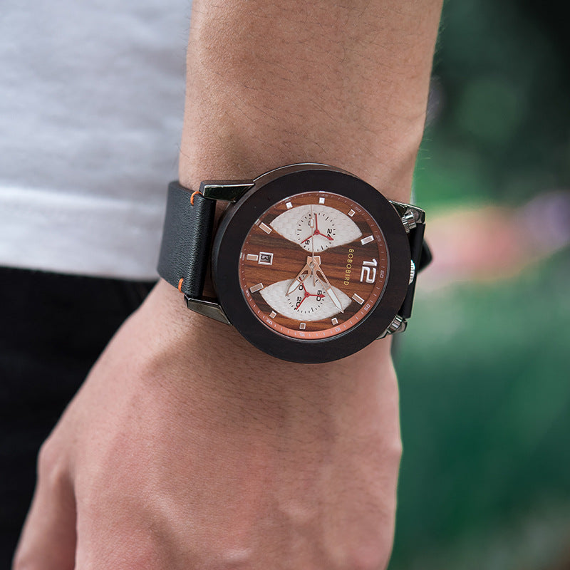 T30 Wooden Watch New Model - Stylish & Eco-Friendly