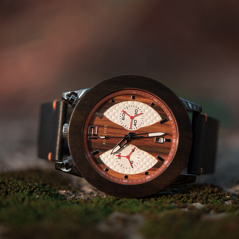 T30 Wooden Watch New Model - Stylish & Eco-Friendly