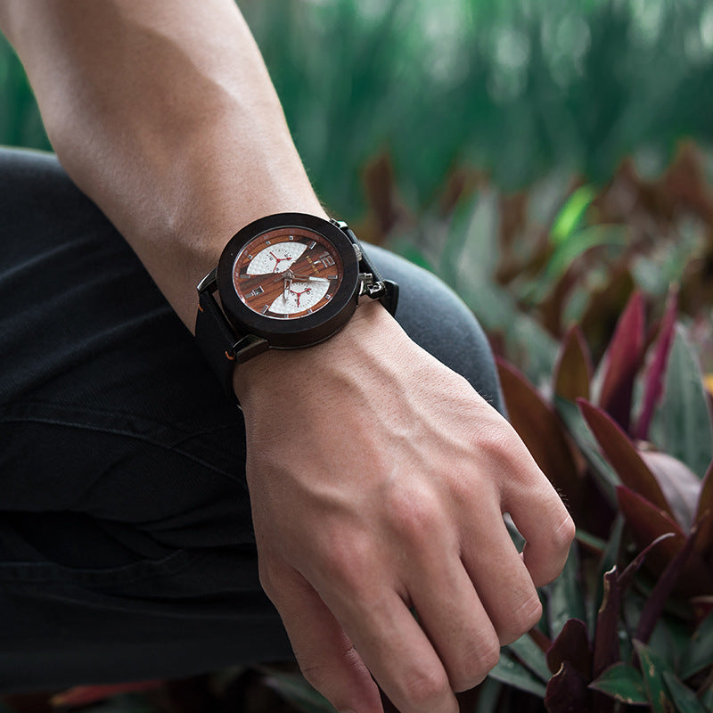 T30 Wooden Watch New Model - Stylish & Eco-Friendly