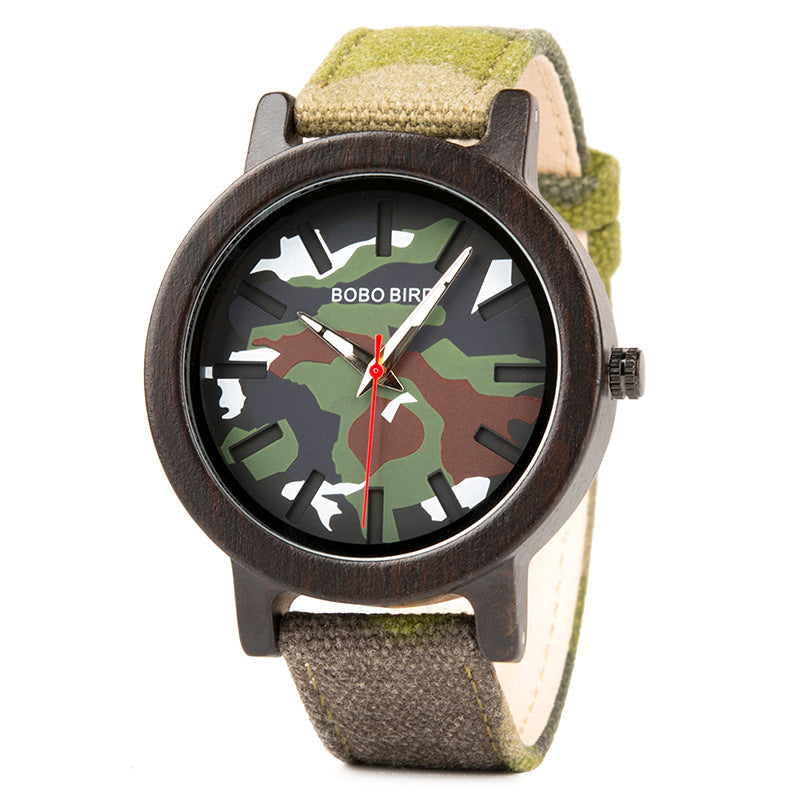 Wooden Watch R24 Quartz Decoration - Unique Style for You