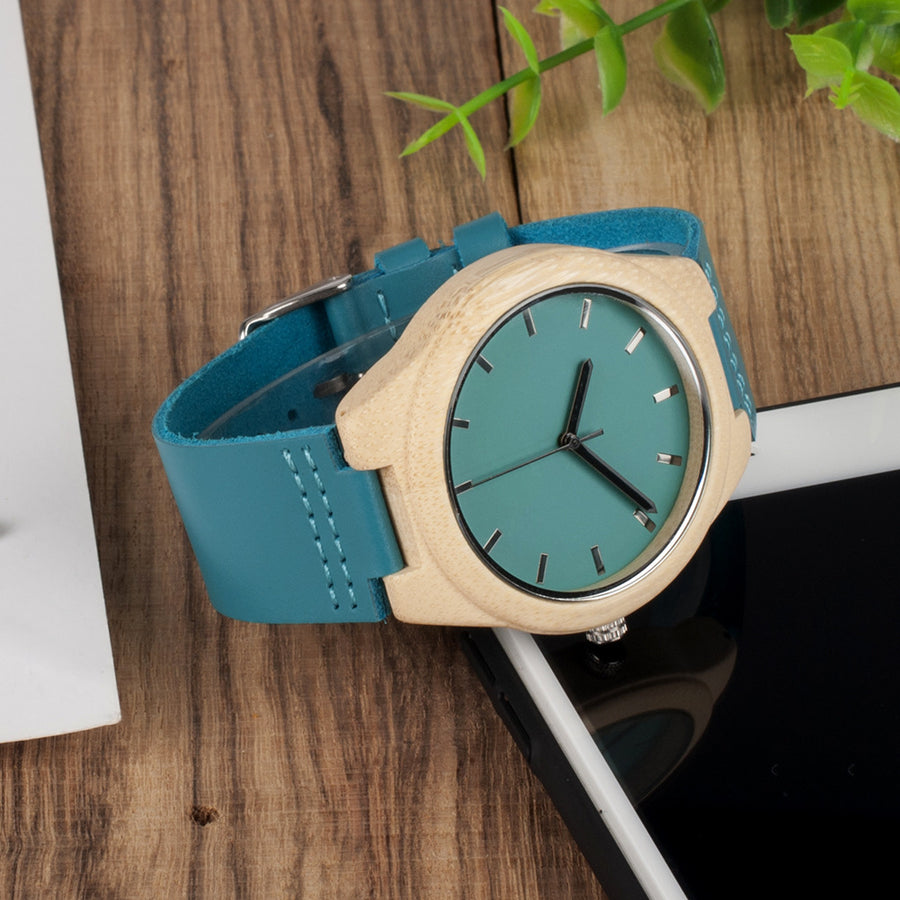 F20 Classic Wooden Analog Quartz Watch - Timeless Design