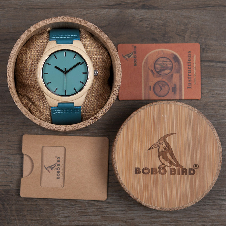 F20 Classic Wooden Analog Quartz Watch - Timeless Design