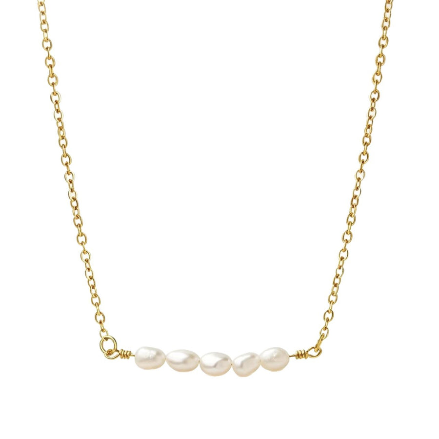 Natural Freshwater Pearl Necklace - Simple and Elegant Design