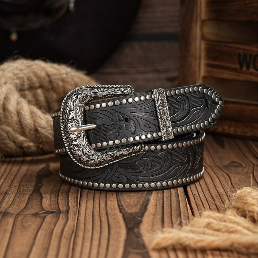 Retro Western Cowboy Belt for Women - Stylish and Trendy
