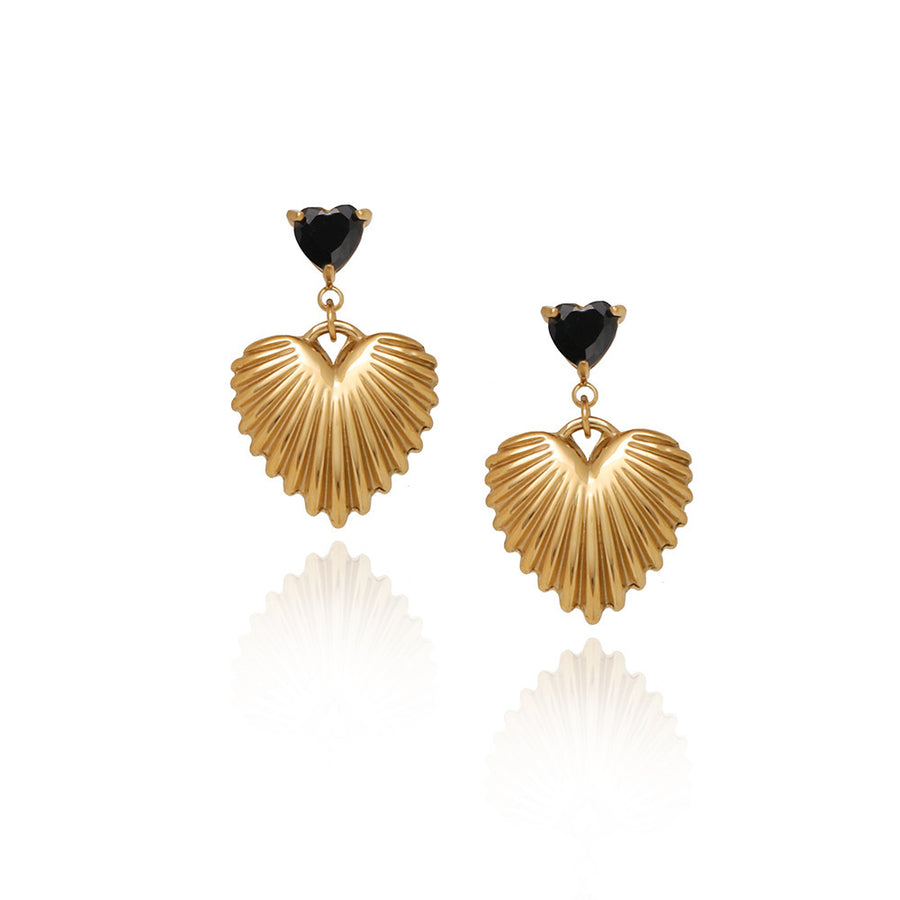 Love Claw Diamond-Encrusted 18K-Gold-Plated Earrings