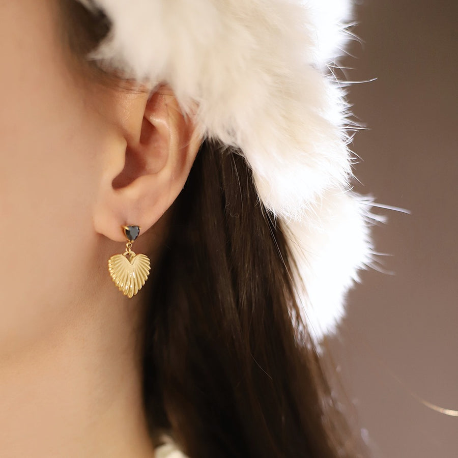 Love Claw Diamond-Encrusted 18K-Gold-Plated Earrings