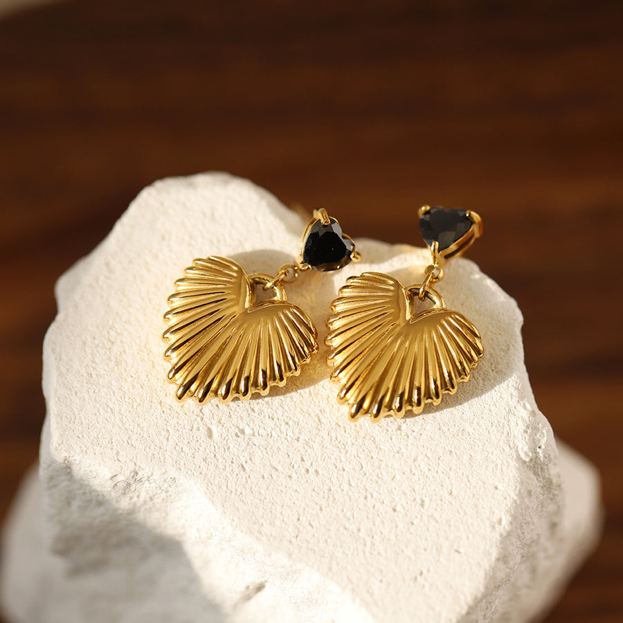 Love Claw Diamond-Encrusted 18K-Gold-Plated Earrings