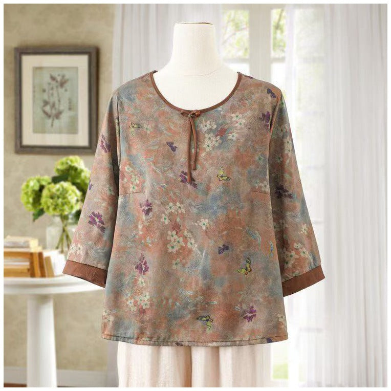 Womens Fashionable Versatile Petite Blouse for Every Occasion