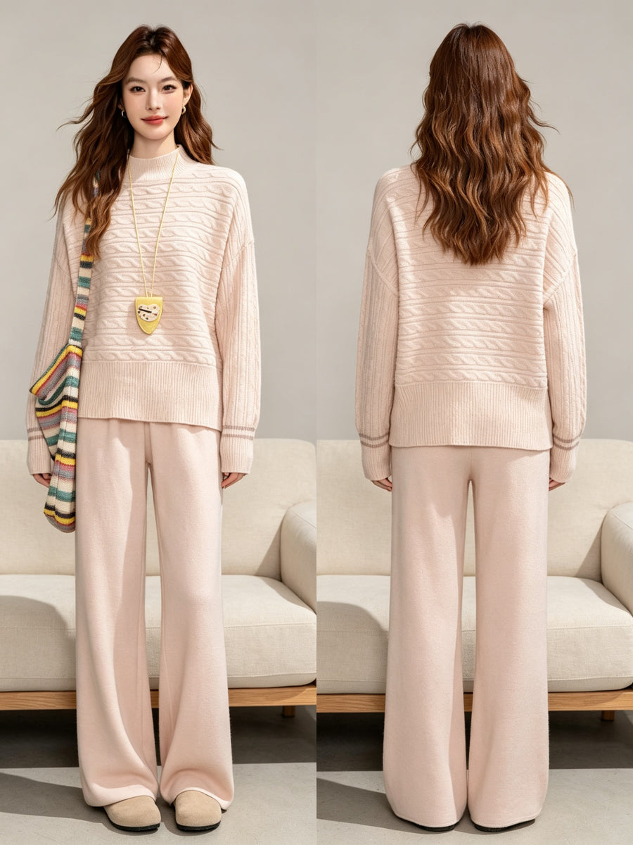 Stylish Women's Top Wide Leg Pants Suit for Every Occasion