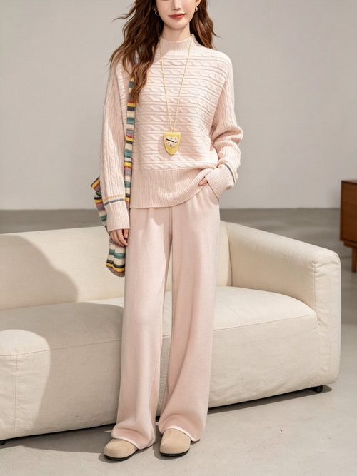 Stylish Women's Top Wide Leg Pants Suit for Every Occasion