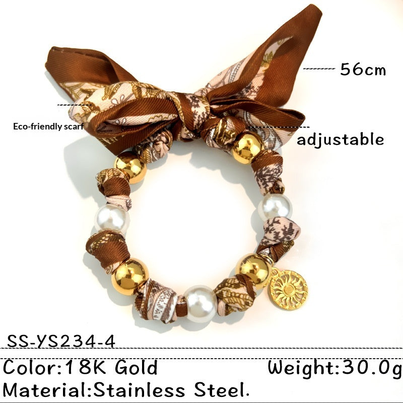 Stainless Steel Wide Openwork Bracelet for Stylish Elegance