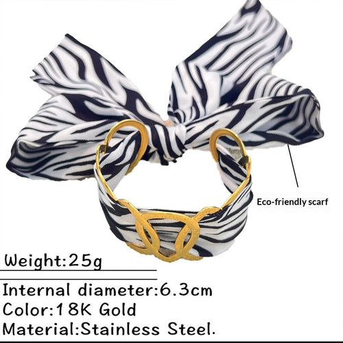 Stainless Steel Wide Openwork Bracelet for Stylish Elegance