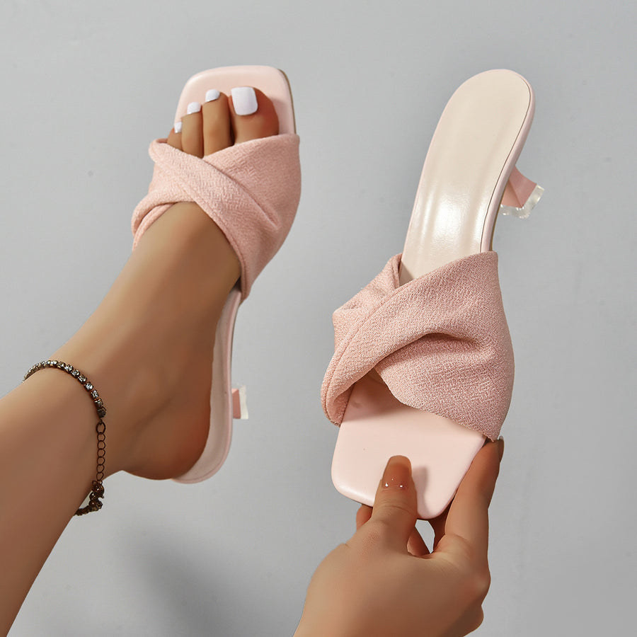 Sleek Stylish Women's High-Heeled Sandals for Elegance