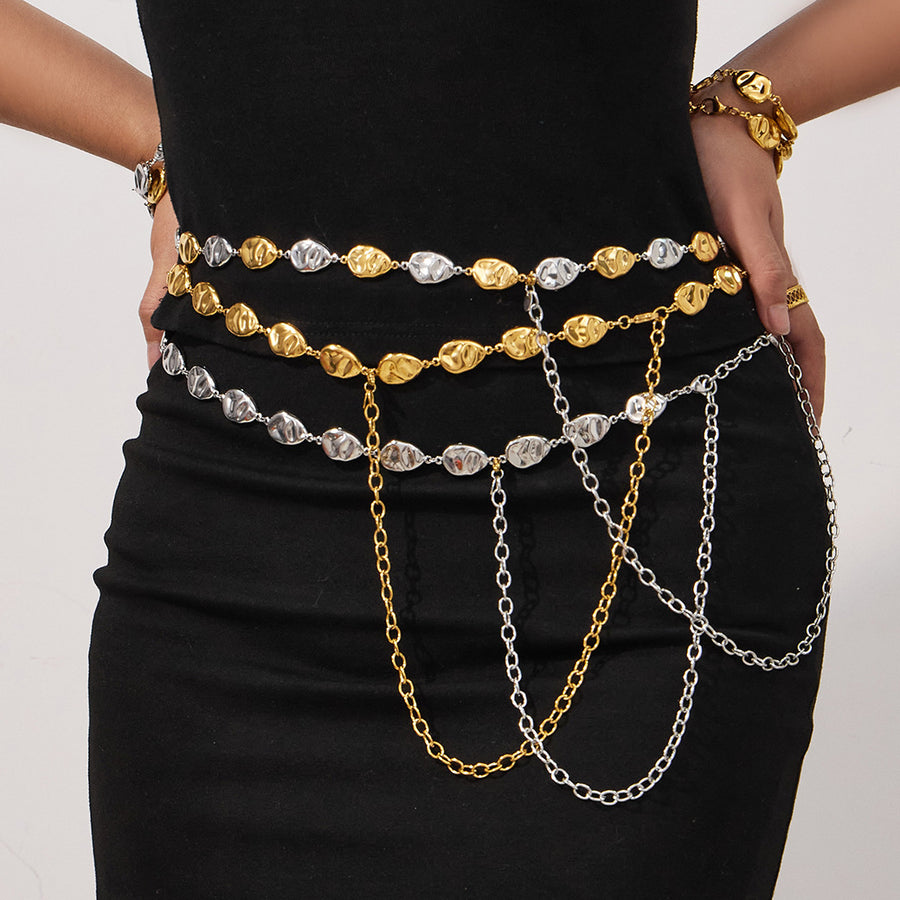 Textured Hollow Handmade Necklace for Women – Unique Jewelry