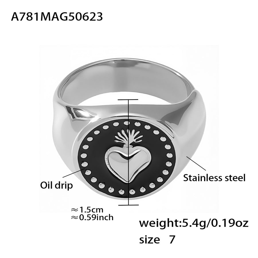 Womens Exaggerated Geometric Open Ring for Stylish Elegance