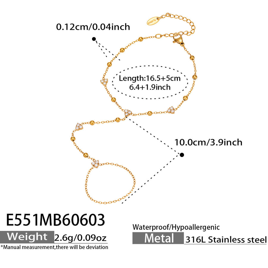 Fashionable Lightly Luxurious Stainless Steel Bracelet