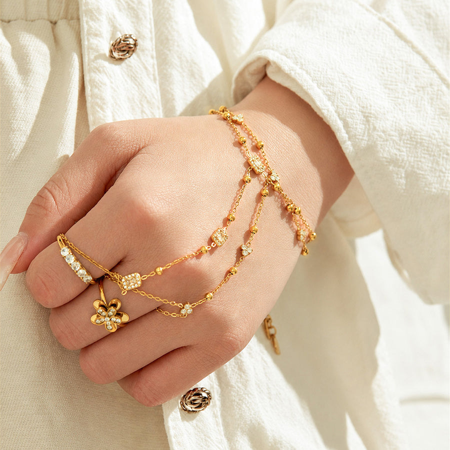 Fashionable Lightly Luxurious Stainless Steel Bracelet