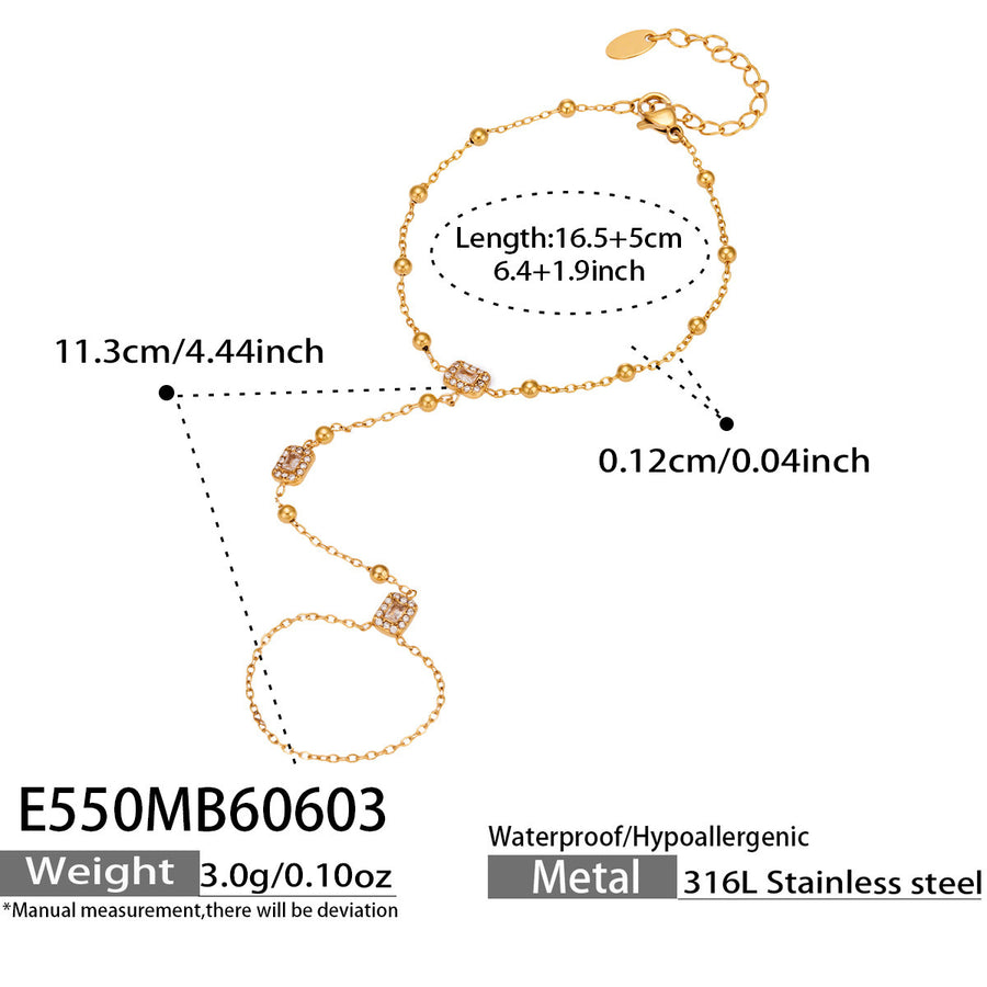 Fashionable Lightly Luxurious Stainless Steel Bracelet