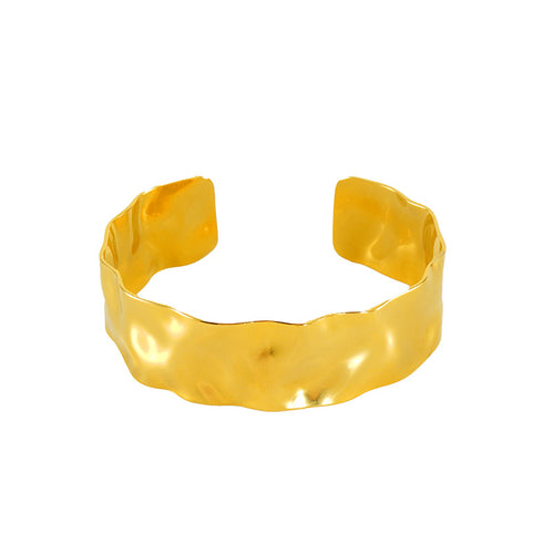 Adjustable Open-end Titanium Steel Bracelet for Stylish Elegance