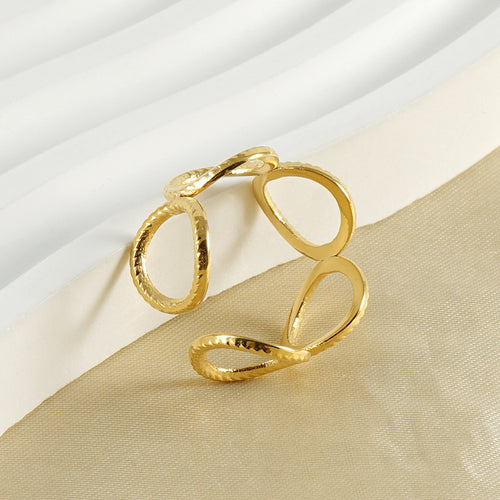 Personalized Titanium Steel Ring for Women - Elegant and Unique